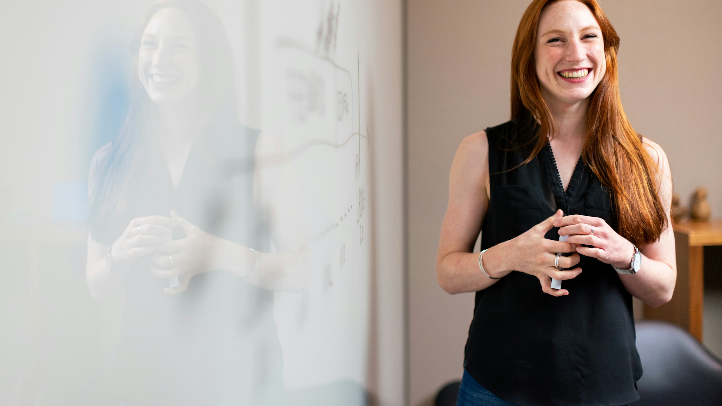 Business leader photographed in an office environment